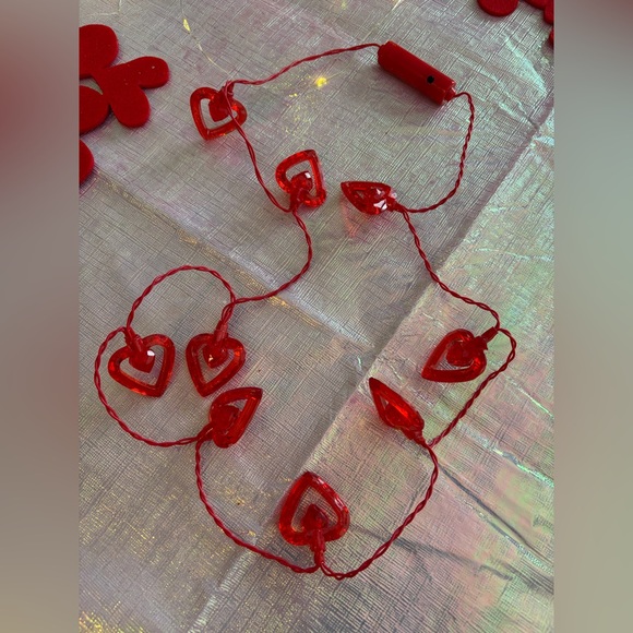 Jewelry - Red Heart design Valentine Light Up Necklace ❤️ (plastic)